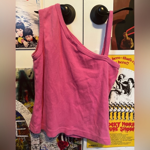 Pink “angel” tank top with gems size large from xhilaration - Picture 3 of 3